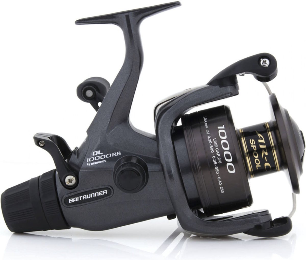 Shimano Baitrunner DL 10000 RB - Karpermolen - Slip achterop