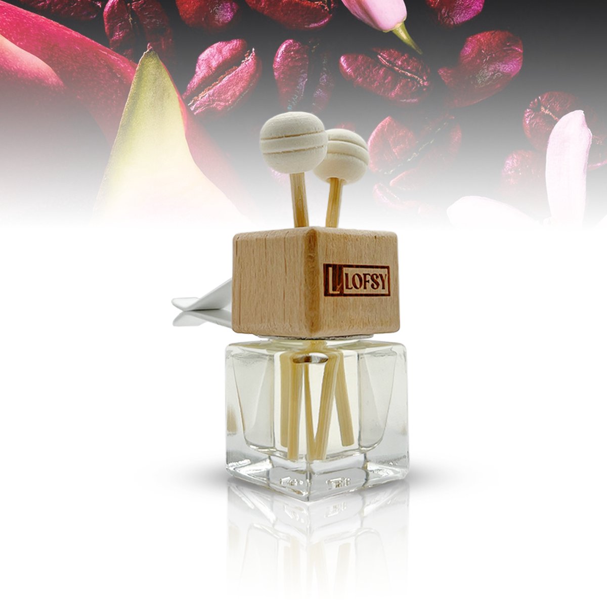 Goedkoopste Lofsy Black Allure no. 02 autoparfum - Auto parfum - Premium Collection - Geïnspireerd door YSL - Autogeur - Auto verfrisser - Auto accessoires - Transparant fles