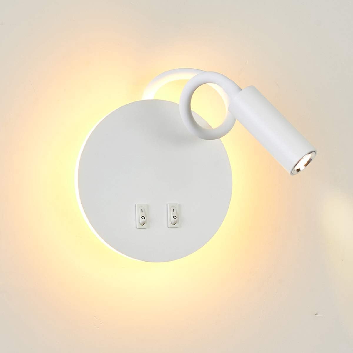 Leeslampje voor Bed - Flexibele Gooseneck Bedlamp met Warm Wit Licht - Ideaal voor Lezen in Bed - Slaapkamer Verlichting met USB Oplaadpoort