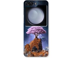 Case Company® - Hoesje geschikt voor Samsung Galaxy Z Flip5 hoesje - Ambition - Soft Cover Telefoonhoesje - Bescherming aan alle Kanten en Schermrand