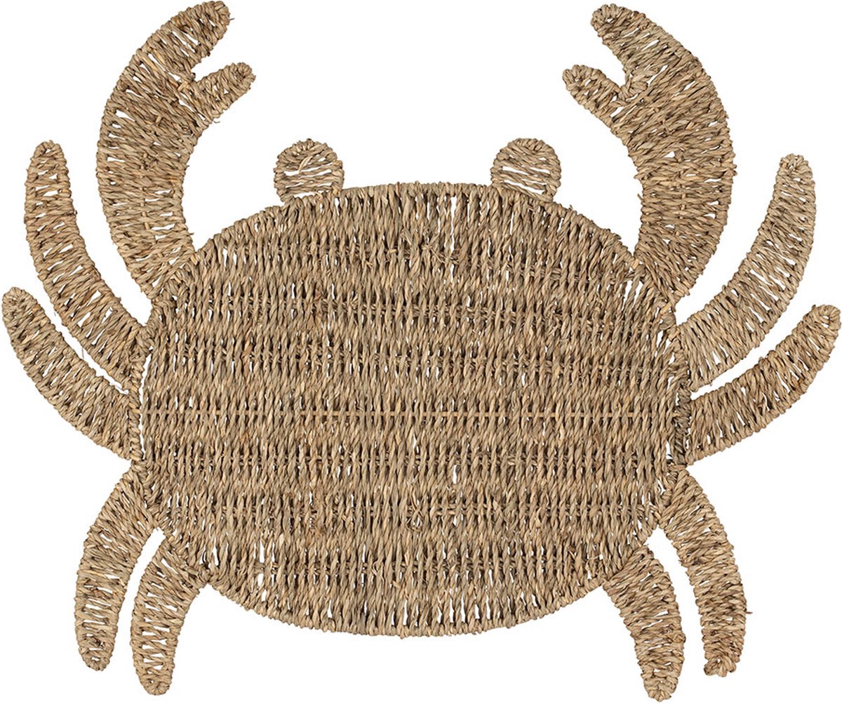 Placemat - Onderzetter Crab - Zeegras - 48 x 38