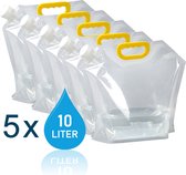 jerrycan zak - 5x 10L - Opvouwbare jerrycan - Waterzak