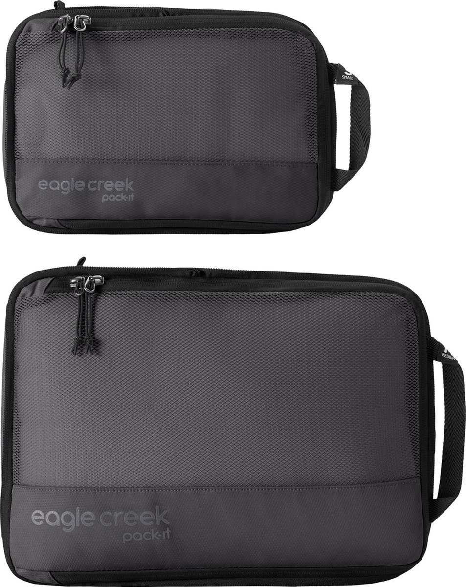 eagle creek Pakzak Pack-It Reveal Cube Set S / M Black Zwart