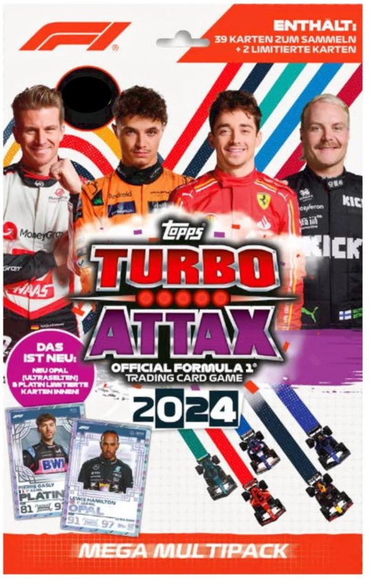 Turbo Attax Formule 1 2025 – STARTER SET DE | 18 Kaarten Exclusieve Limited Editions