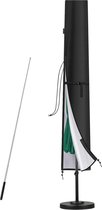 Bol.com Beschermhoes Zweefparasol - Weerbestendige Hoes met Ritssluiting - Duurzame Bescherming voor Buitenparasols - Inclusief ... aanbieding