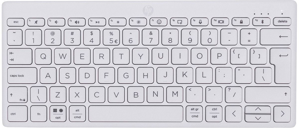 HP 350 Compact Draadloos Toetsenbord Wit Qwerty