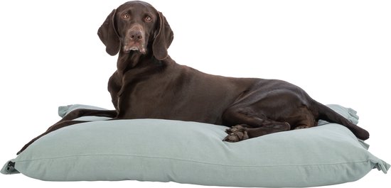 Trixie - Hondenkussen Amelie - Hoekig - Saliegroen - 80X60 cm