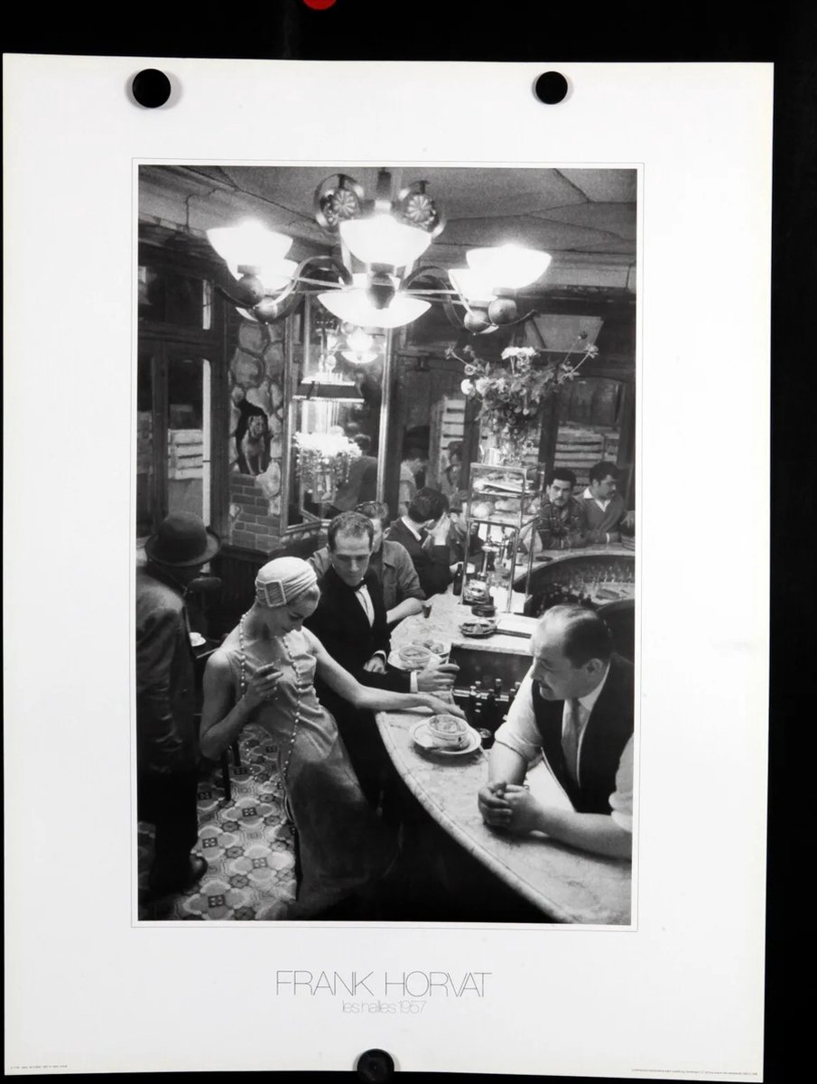 Catch Projecten Poster - Les Halles - Frank Horvat - Zwart/Wit - Fotografie - Jaren 80 - 45x60 cm Multicolor