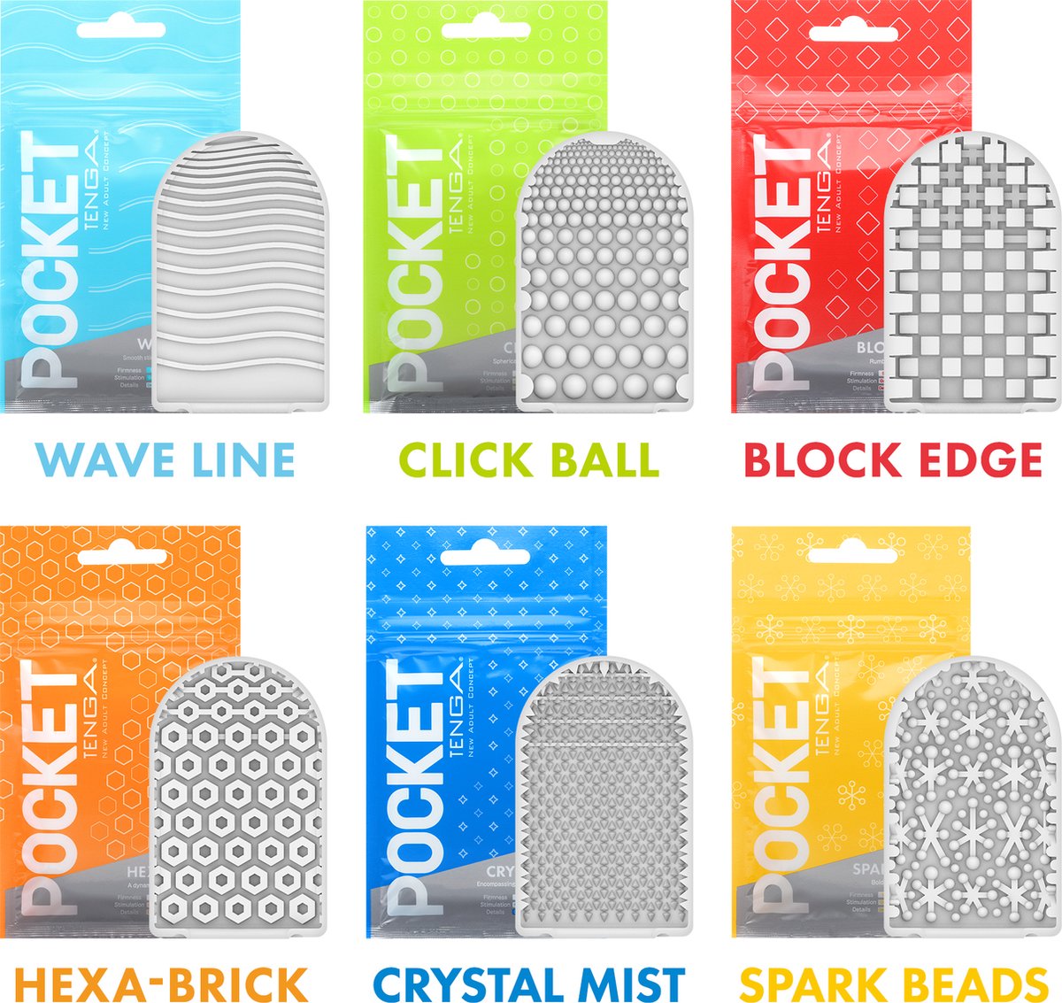 Goedkoopste Tenga - Pocket variety pack - 6x stroker
