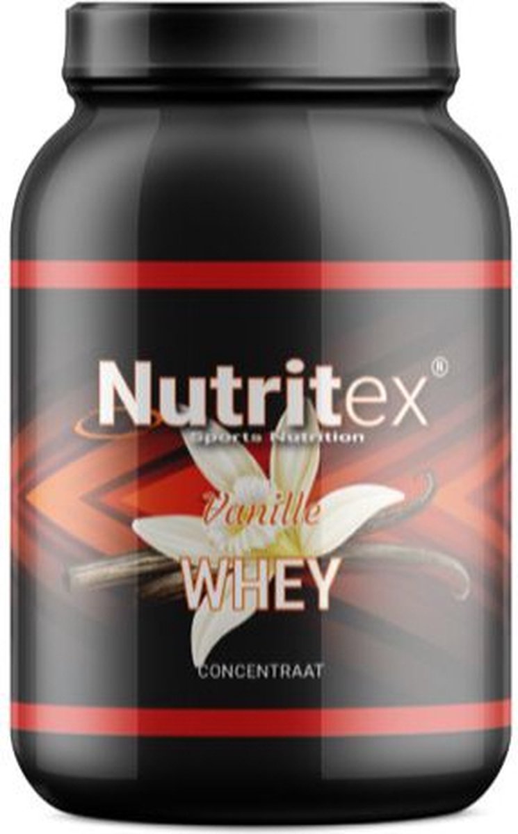 Goedkoopste Nutritex Whey proteine vanille 750 gram