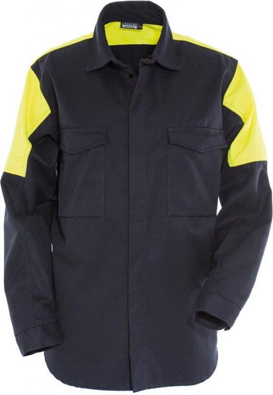 CHEMISE TRANEMO Ignifuge 5774-86 JAUNE/MARINE OUTBACK TAILLE S