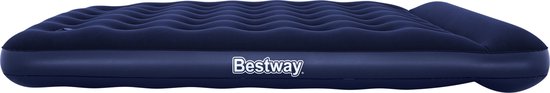 Bestway Aeroluxe 203x152x28cm Dubbel Campingmatras Blauw 203x152x28cm van Bestway — afbeelding 2