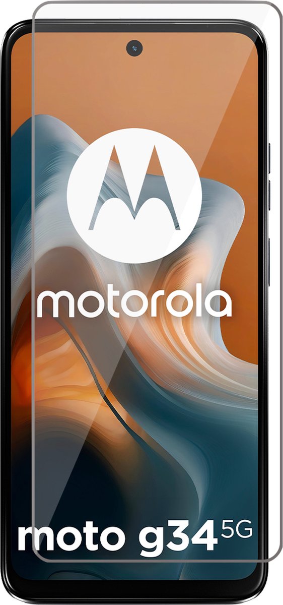 Screenprotector geschikt voor Motorola Moto G34 - Glas Screen Protector