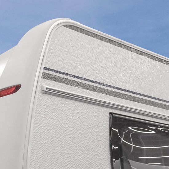 ProPlus Kederprofielbeschermer - 12 x 18 mm - Tentrailbeschermer - Kederlijbeschermer - Kederprofielbescherming - Voor de Caravan - Wit van ProPlus — afbeelding 2