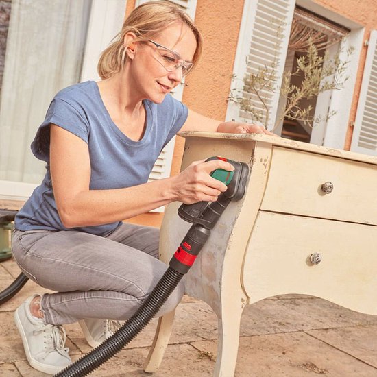 Foto: Bosch easycurvsander 12 accuschijfschuur polijstmachine incl schuurnetten set losse body geleverd zonder 12 v accu en oplader 