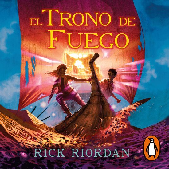 El trono de fuego (Las crónicas de los Kane 2) - cover