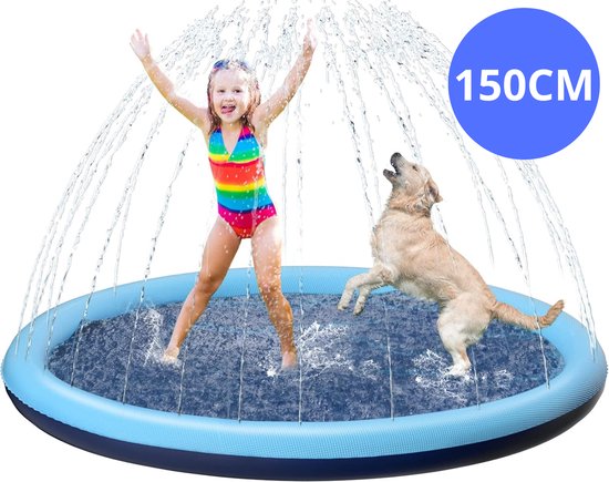 Twenty4seven® Hondenzwembad 150CM - XL Opvouwbaar - Honden & Kinderzwembad - Dog Pool & Kinder Zwembad - Hondenbad - Koelmat Hond