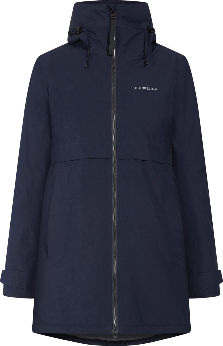 Didriksons HELLE WNS PARKA 5 Dames Outdoorjas Dark Night Blauw