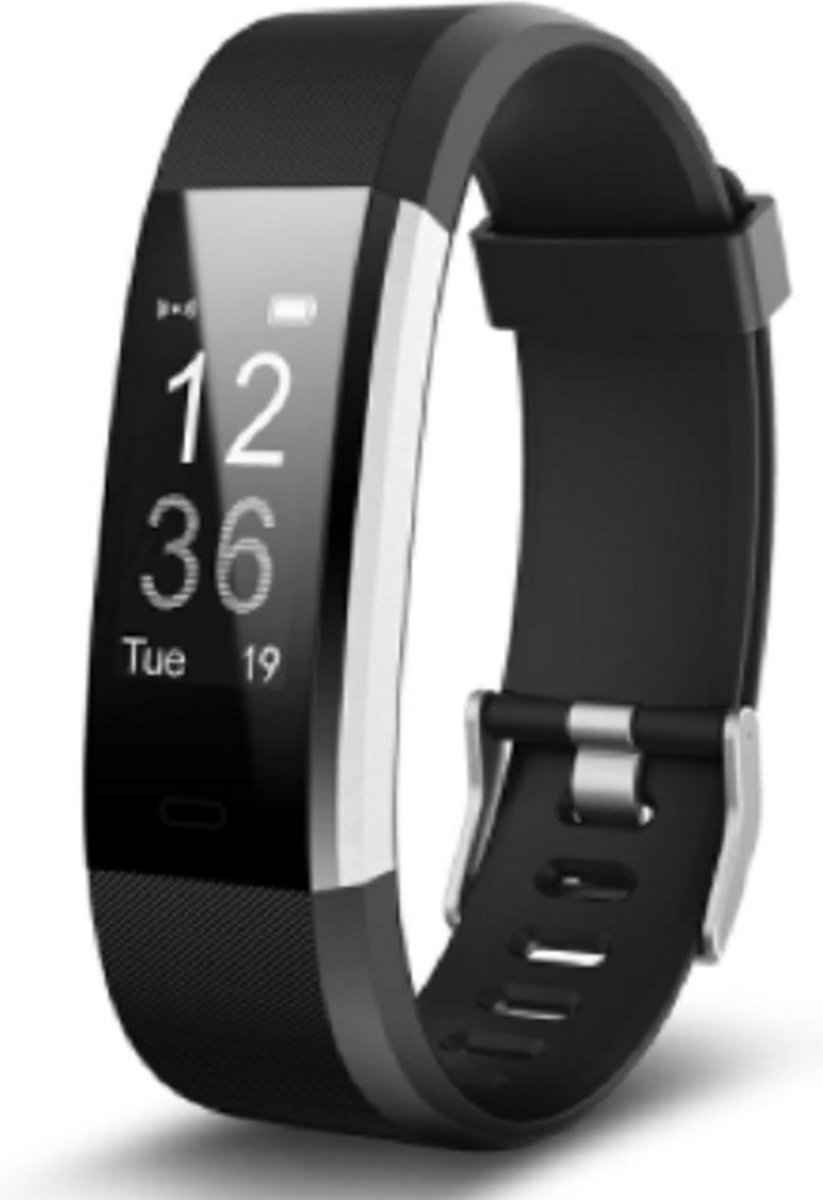 West Watches los vervangend bandje activity tracker Model Wave Zwart
