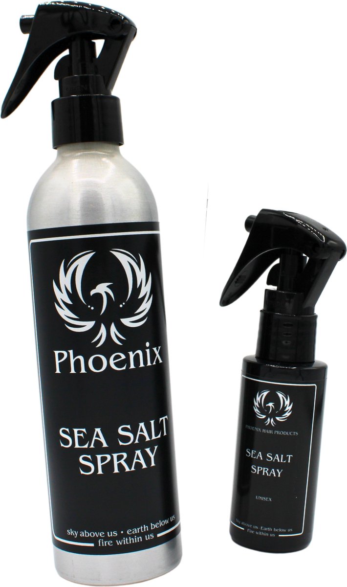 Phoenix Hair Products - Sea Salt Spray - 250ml + 50ml - Reisformaat - Medium/Strong Hold - Beach Look