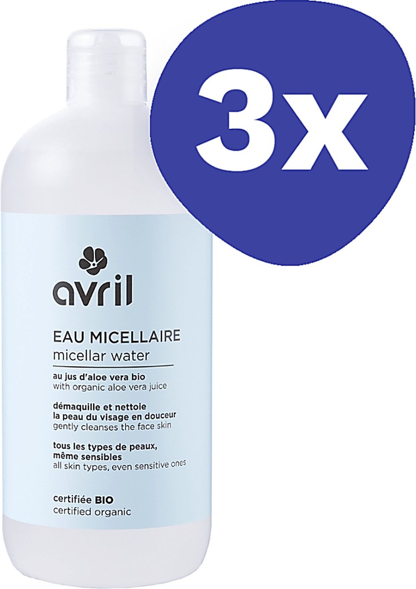 Goedkoopste Avril Reinigend Micellair Water (3x 500ml