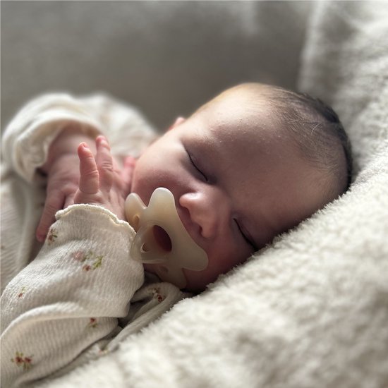 Difrax Pinky Fopspeen Natural - Voor premature baby's - (-2 tot met +2 Maanden) - 2 stuks van Difrax — afbeelding 5