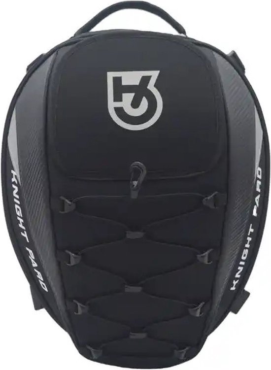 Motor Rugzak | Staart tas tail bag | Zadeltas | Motor tas | Tanktas | Motor bagage accessoires | Extra groot | Zwart