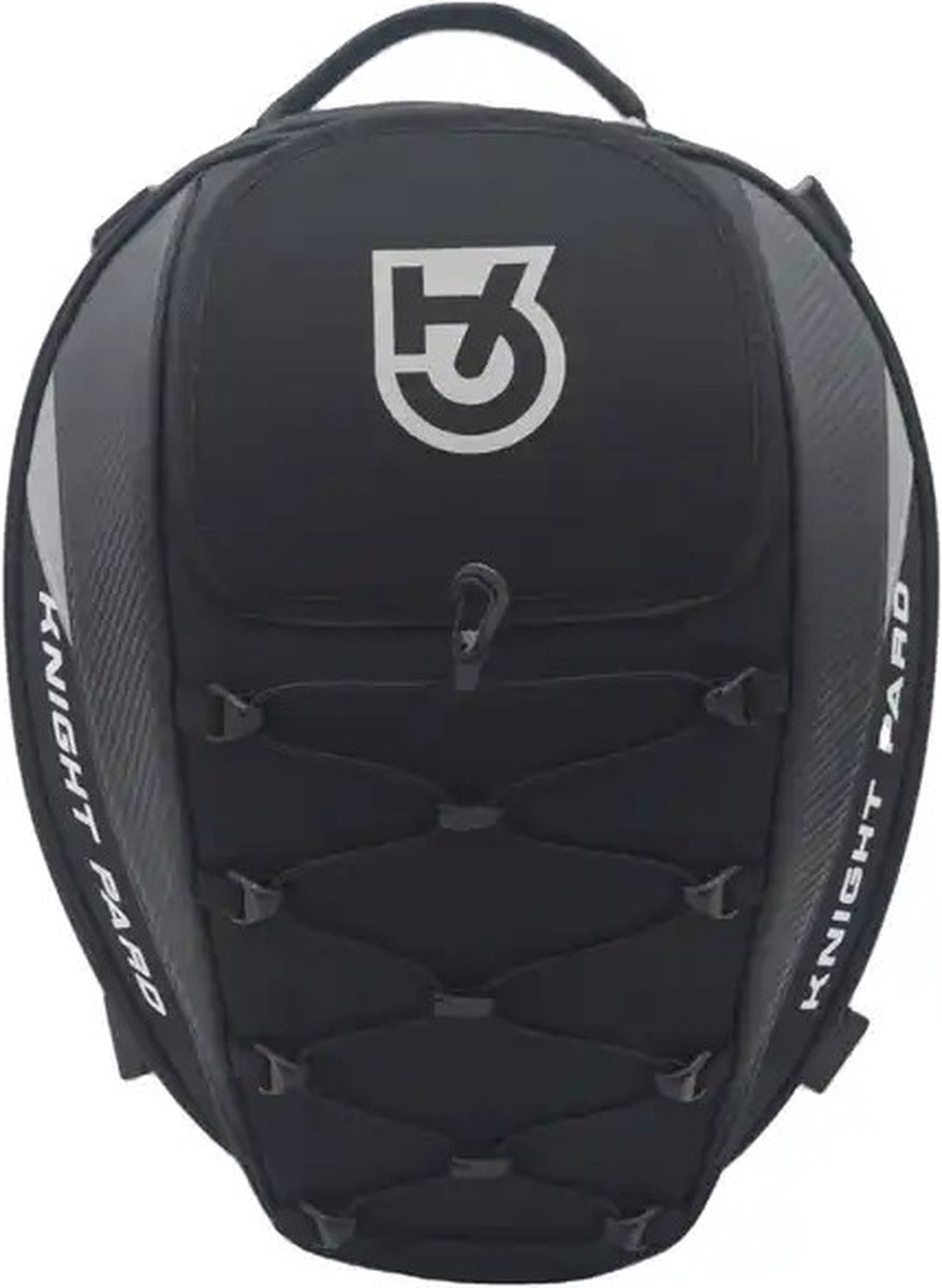 Motor Rugzak | Staart tas tail bag | Zadeltas | Motor tas | Tanktas | Motor bagage accessoires | Extra groot | Zwart