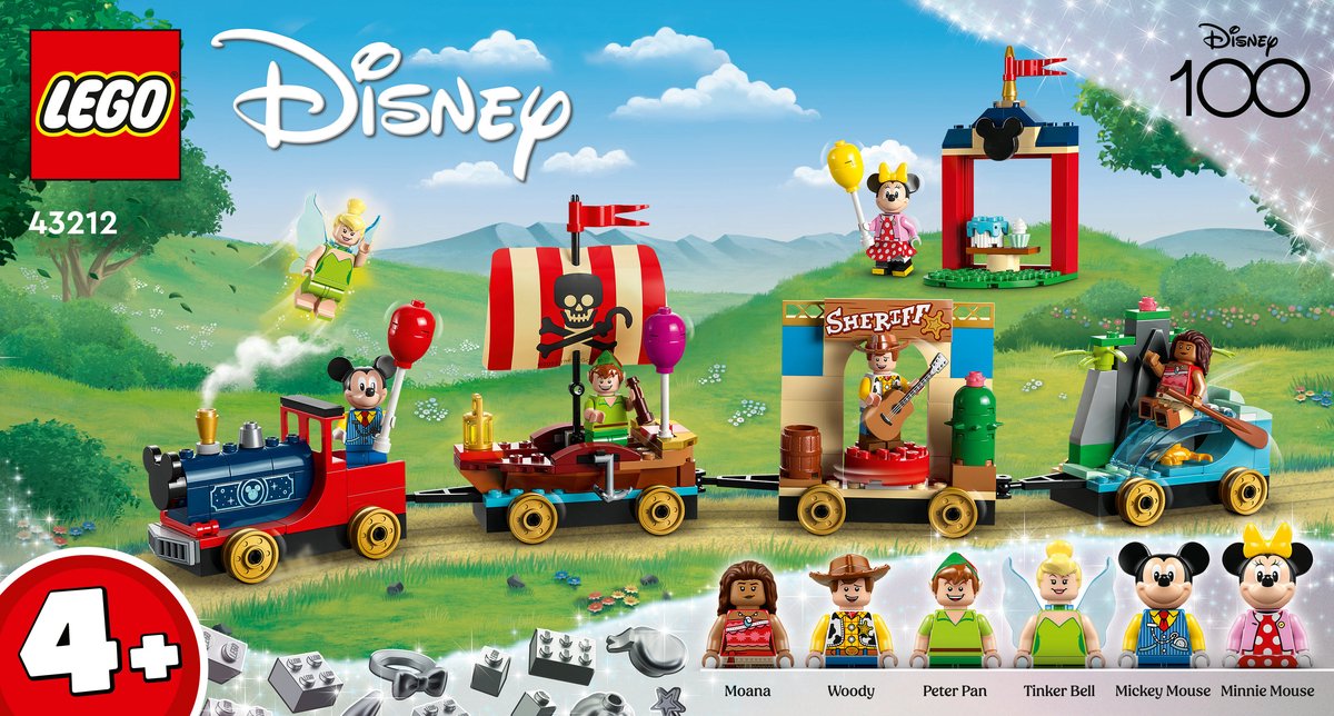 LEGO Disney: Disney Feesttrein Bouwbaar Trein Speelgoed 100e Verjaardag Set - 43212 — afbeelding 23