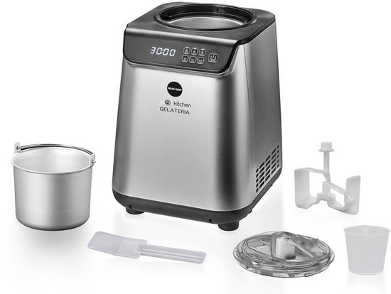 Macom 872 ijsmachine Compressie-ijsmachine 1,2 l 135 W Zwart, Zilver van Merkloos — afbeelding 2