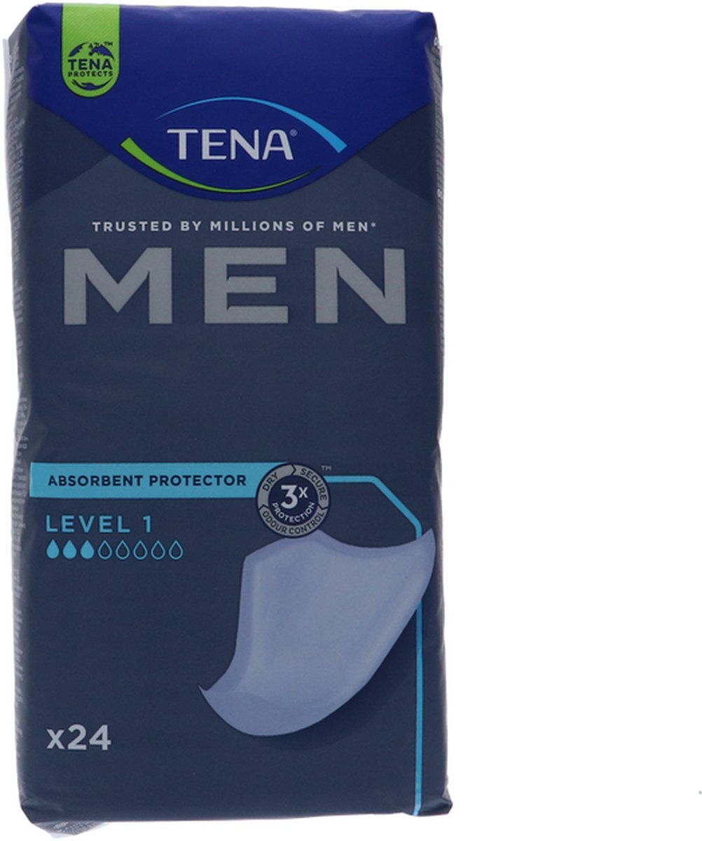 Goedkoopste TENA MEN LEVEL 1- 5 x 24 STUKS VOORDEELVERPAKKING