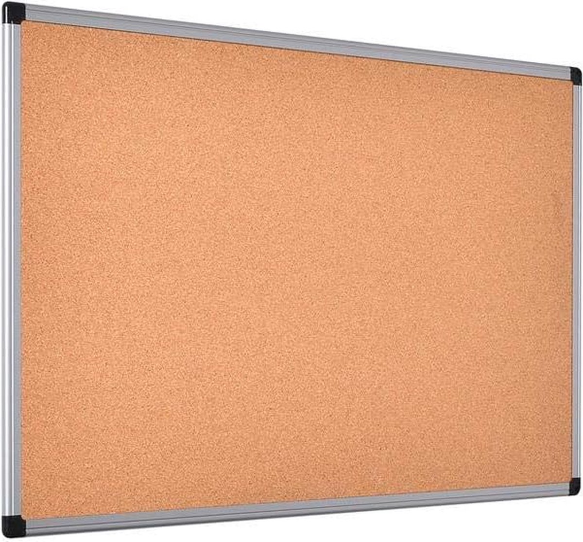 Zelfhelend Kurk Prikbord - Geanodiseerd Aluminium Omlijsting - 105 x 75 cm.