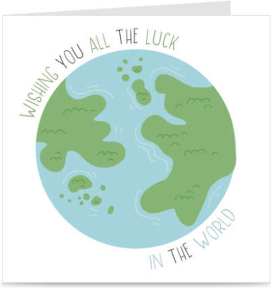 I Wish You All The Luck In The World Hobbit WISHING YOU ALL THE LUCK IN THE WORLD | kaart / wenskaart met envelop