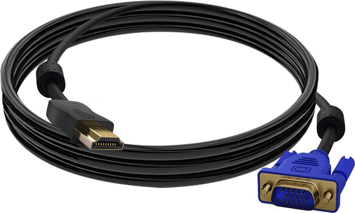 Avizar Videokabel HDMI naar VGA 1,8m, Zwart