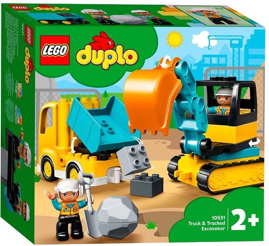 LEGO DUPLO Truck & Graafmachine met rupsbanden - 10931 van Lego. — afbeelding 2