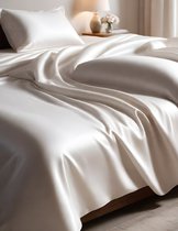 Zijden Laken inSilk Wit 160 x 270 cm - 100% Puur Zijde