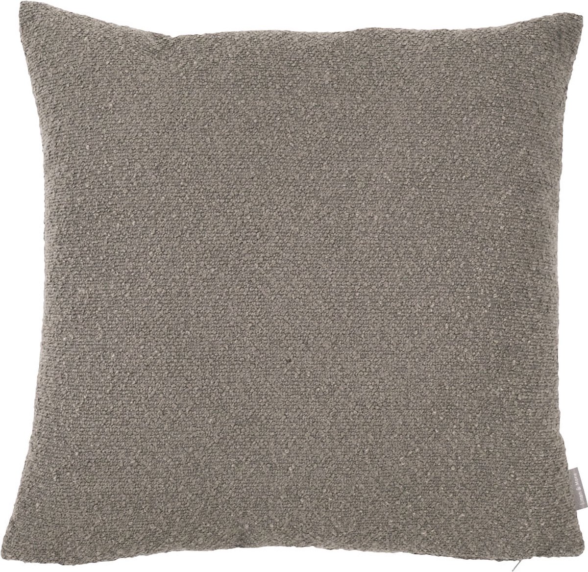 King Bouclé kussen taupe 45x45cm