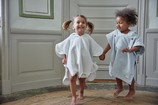 Elodie Badponcho Kinderen - Badponcho - Badcape - Poncho kind - 1-3 jaar - Bermuda Blue van Elodie — afbeelding 3