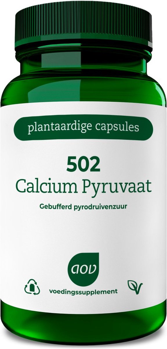 Goedkoopste AOV 502 Calcium Pyruvaat - 60 vegacaps - Mineralen- Voedingssupplement