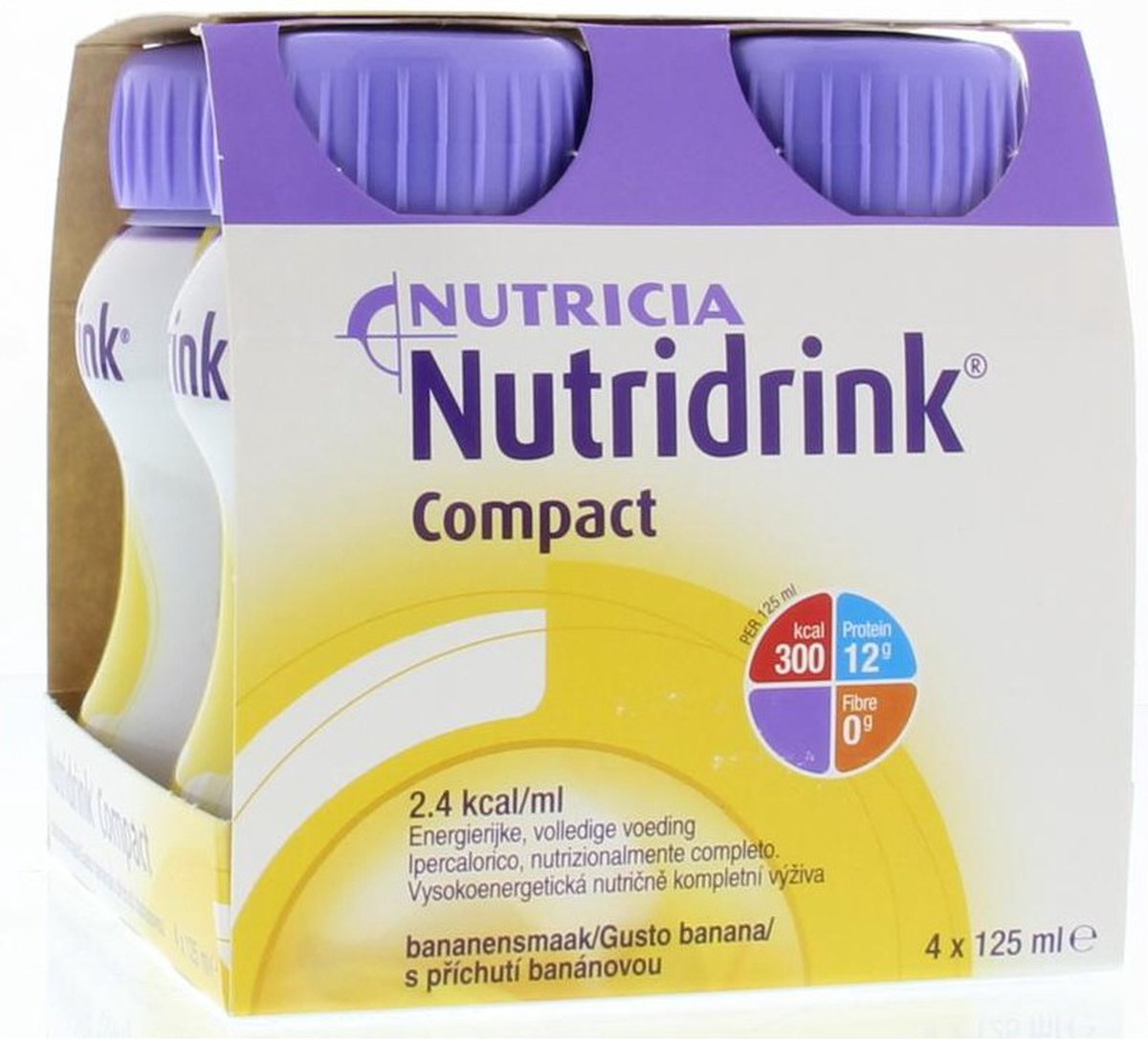 Goedkoopste Nutridrink Compact banaan - 4 x125 ml
