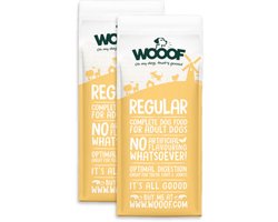 WOOOF Regular 36kg - Geperst hondenvoer - Geperste hondenbrokken - Droogvoer - 2 x 36kg