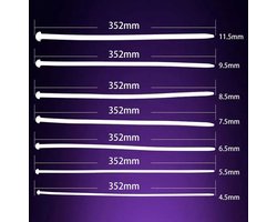 7-delige penisplug dilator set - penis plug - Siliconen urethtrale plug - Plasbuis stimulator - Medical play - 4.5 t/m 11/5MM - Mannelijke masturbator