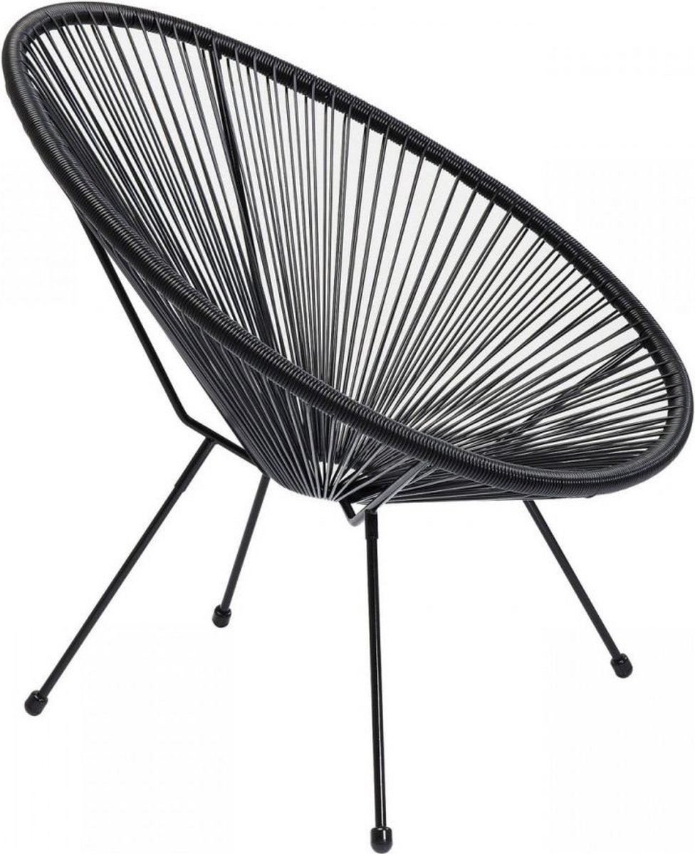 Tuinfauteuil Acapulco Mono zwart Kare Design