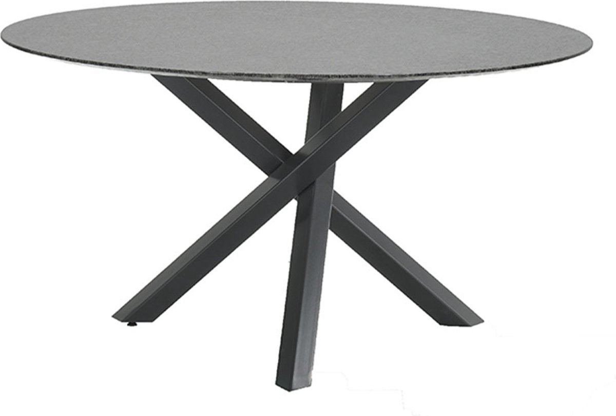 Garden Impressions Gigi Tuintafel Diamond Black - Ø120 cm