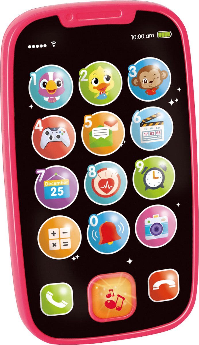 Bo Jungle B-Mijn Eerste Smartphone Rood Speelgoed Telefoon B925220