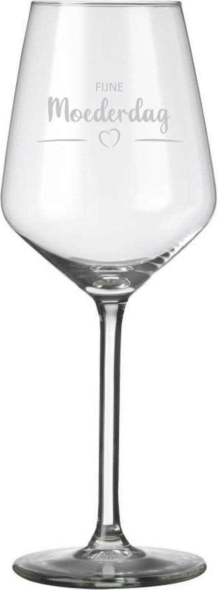 Wijnglas - Moederdag - mama - wijnglas voor mama - glas gravering - cadeau voor Moederdag - uniek cadeau - uniek - bedankje voor je moeder