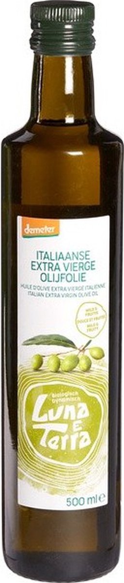 Luna E Terra Olijfolie Italie extra vierge demeter bio 500 Milliliter
