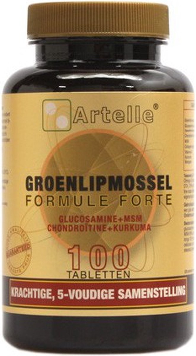 Goedkoopste Artelle Groenlipmossel formule forte 100 Tabletten
