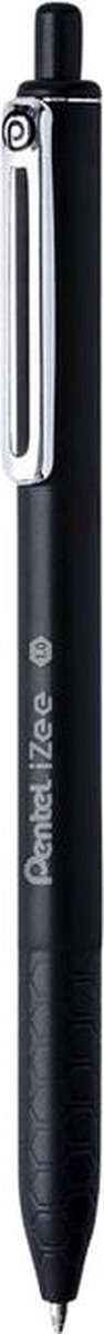 Balpen Pentel iZee BX470 zwart | 12 stuks