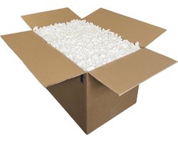KimDo - Opvulmateriaal - Doos 96 Liter - wit - Opvulchips - Opvulschuim - Beschermingsmateriaal - Schuim - opvulling - isolatiemateriaal - isolatiechips kruipruimte - 100% Gerecycled - Isolatie Chips